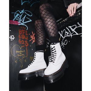 New Dr. Martens 1460 PASCAL MAX LEATHER PLATFORM BOOTS Size US 9 L